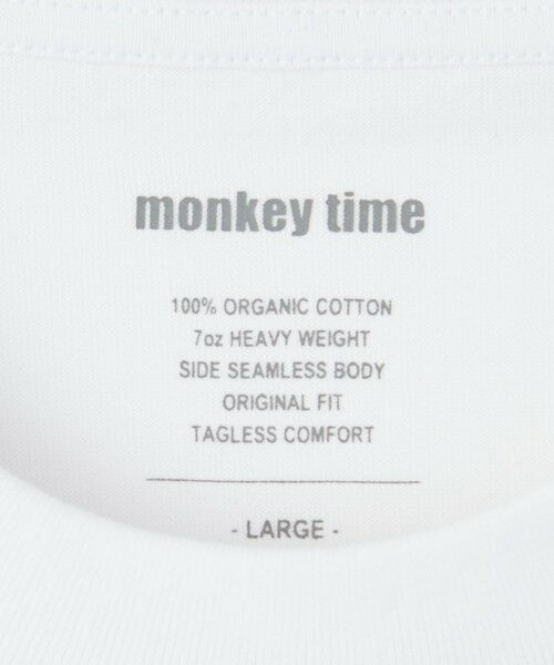 BEAUTY&YOUTH UNITED ARROWS / ビューティー&ユース ユナイテッドアローズ カットソー | ＜monkey time＞ ORGANIC COTTON 2PACK TEE/Tシャツ | 詳細7