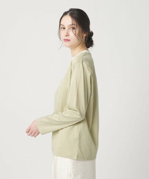 BEAUTY&YOUTH UNITED ARROWS / ビューティー&ユース ユナイテッドアローズ カットソー | コットン天竺 ロングスリーブ カットソー | 詳細19