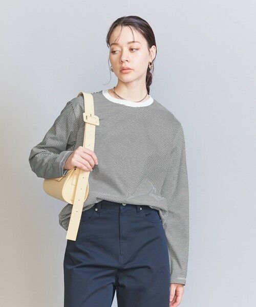 BEAUTY&YOUTH UNITED ARROWS / ビューティー&ユース ユナイテッドアローズ カットソー | コットン天竺 ロングスリーブ カットソー | 詳細23