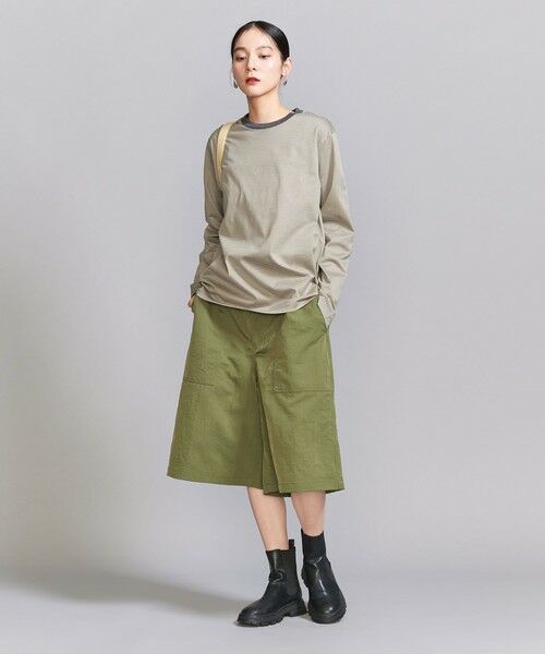 BEAUTY&YOUTH UNITED ARROWS / ビューティー&ユース ユナイテッドアローズ カットソー | コットン天竺 ロングスリーブ カットソー | 詳細25