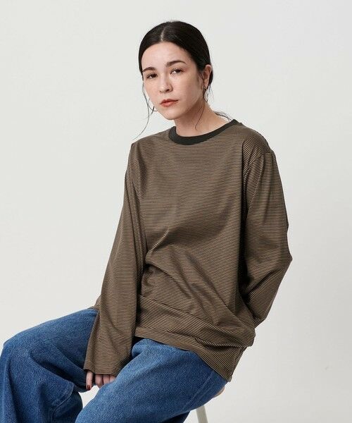 BEAUTY&YOUTH UNITED ARROWS / ビューティー&ユース ユナイテッドアローズ カットソー | コットン天竺 ロングスリーブ カットソー | 詳細26