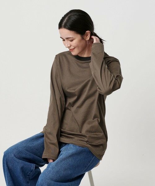 BEAUTY&YOUTH UNITED ARROWS / ビューティー&ユース ユナイテッドアローズ カットソー | コットン天竺 ロングスリーブ カットソー | 詳細27