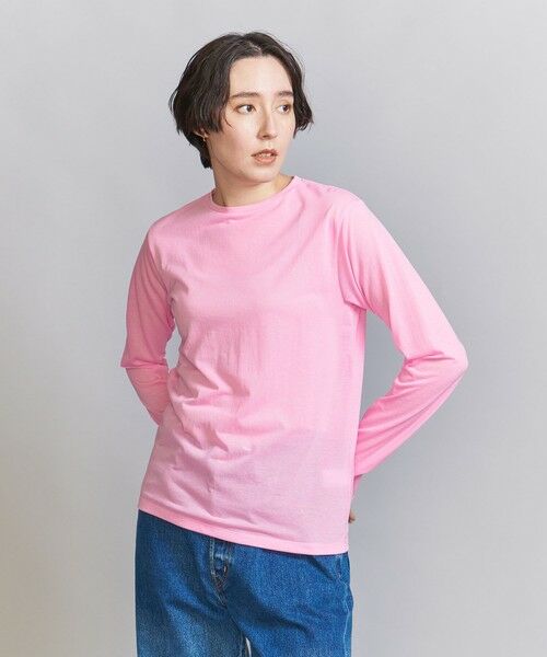 BEAUTY&YOUTH UNITED ARROWS / ビューティー&ユース ユナイテッドアローズ カットソー | コットンナイロン天竺 シアー クルーネック Tシャツ | 詳細16