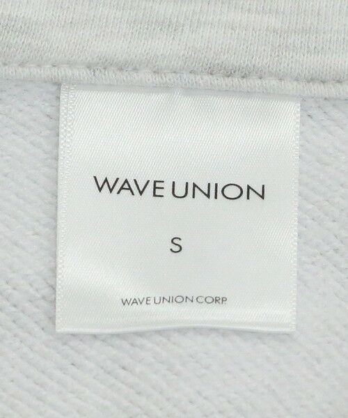 別注】＜WAVE UNION＞ハーフジップスウェットプルオーバー