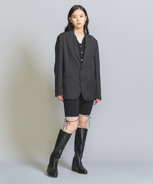 BEAUTY&YOUTH UNITED ARROWS / ビューティー&ユース ユナイテッドアローズ ショート・ハーフ・半端丈パンツ | 【WEB限定】リボンバイカーショーツ -ウォッシャブル- | 詳細4