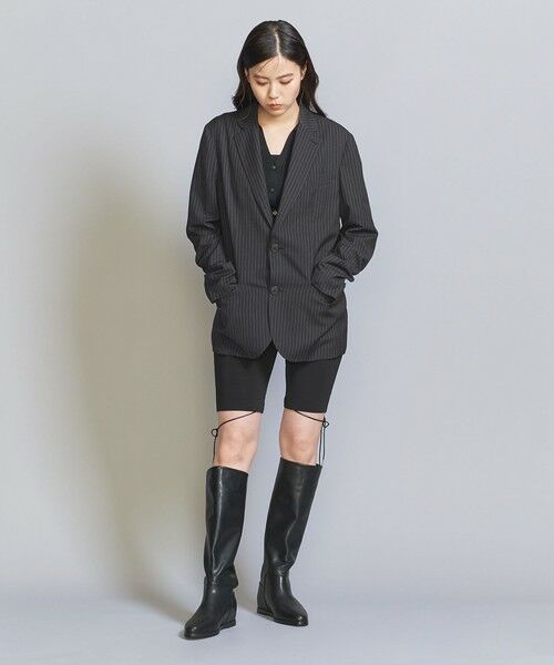 BEAUTY&YOUTH UNITED ARROWS / ビューティー&ユース ユナイテッドアローズ ショート・ハーフ・半端丈パンツ | 【WEB限定】リボンバイカーショーツ -ウォッシャブル- | 詳細5