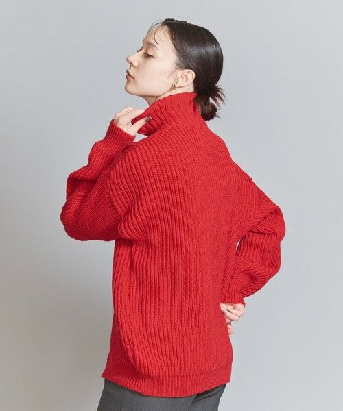 OLDDERBY KNITWEAR＞リブニット ジップ カーディガン （カーディガン