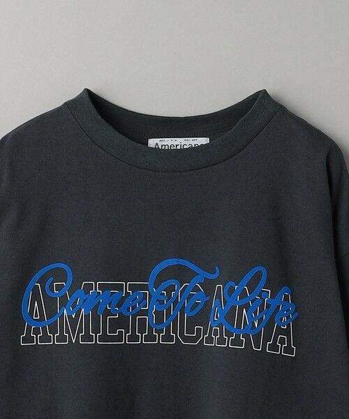 別注】＜AMERICANA＞オーバーサイズ プリントロングスリーブ Tシャツ