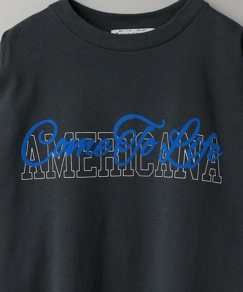 別注】＜AMERICANA＞オーバーサイズ プリントロングスリーブ Tシャツ