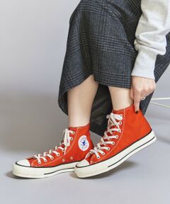 <b>＜CONVERSE＞MADE IN JAPANのハイカットカラーアレンジモデルから、「Deep Orange」が到着</b><br><br>■デザイン<br>＜CONVERSE＞の中でもアイコニックな存在である「ALL STAR」。<br>人気の高いMADE IN JAPANのハイカットモデルです。<br>ヒールラベルの下部に印字した「MADE IN JAPAN」の文字、日本国旗をイメージしてホワイトキャンバスに赤字で印したインソールのコンバースロゴがポイント。<br>細部までこだわりを持ってデザインされた、ファンには嬉しい一足です。<br>上品な大人のカジュアルスタイルを後押しするルックスは、シーズンレスで流行問わず永く愛用できる、デイリーの主役兼定番としておすすめのアイテム。<br><br>■素材<br>アッパー：キャンバス<br><br>■メーカー品番：1309710 DEEP ORANGE CANVAS ALLSTAR J HI<br><br>・同モデルのローカットのご用意もございます。（対象品番：18314997814）<br><br>＜CONVERSE（コンバース）＞<br>1974年に誕生した、＜CONVERSE＞を代表するアイコン「One Star」。<br>“70年代の幻"とも称されたレザーバスケットボールシューズは復刻された今でも、その洗練されたフォルムを維持しつつ、カラーやスタイルのバリエーションを広げながら最高機種としての存在感を放ち続けています。<br><br>【注意事項】<br>※23cm⇒4 / 23.5cm⇒4h / 24cm⇒ 5/ 24.5cm⇒5h / 25cm⇒6hとなります。<br><br>※商品を使用前に、タグ等に記載されている「取り扱い上の注意書き」、「洗濯表示」を必ずご確認ください。<br>※商品画像は、光の当たり具合やパソコンなどの閲覧環境により、実際の色味と異なって見える場合がございます。あらかじめご了承ください。<br>※商品の色味の目安は、商品単体の画像をご参照ください。<br><br>※シューズの重量は、シューズ本体のみ両足の重量となります。箱や付属品は計測に含まれません。<br>※商品に不良が無い場合、包装紙および箱の破損がございましても発送いたします。あらかじめご了承ください。<br><br>店舗へお問い合わせの際は、全国のBEAUTY & YOUTH各店舗まで下記の品名/品番をお申し付けください。<br>品名：SC*CNV A/S J HI ORG◇  品番：18314997813