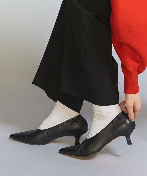 【新品】 23,760円　ユナイテッドアローズ　パンプス　黒　靴　レザー　革カーフ