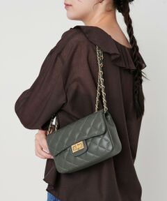 BEAUTY&YOUTH UNITED ARROWS / ビューティー&ユース ユナイテッドアローズ ショルダーバッグ | ＜AULENTTI＞レザー キルティング チェーン ショルダーバッグ