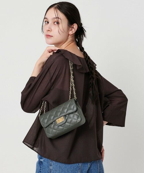 BEAUTY&YOUTH UNITED ARROWS / ビューティー&ユース ユナイテッドアローズ ショルダーバッグ | ＜AULENTTI＞レザー キルティング チェーン ショルダーバッグ | 詳細15