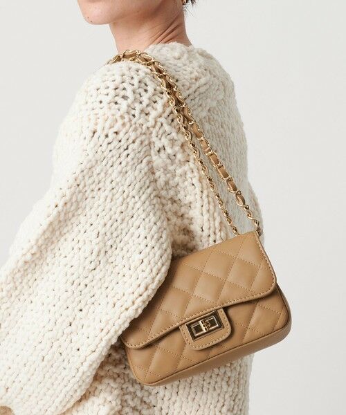 BEAUTY&YOUTH UNITED ARROWS / ビューティー&ユース ユナイテッドアローズ ショルダーバッグ | ＜AULENTTI＞レザー キルティング チェーン ショルダーバッグ | 詳細17