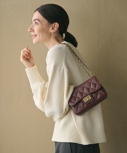 BEAUTY&YOUTH UNITED ARROWS / ビューティー&ユース ユナイテッドアローズ ショルダーバッグ | ＜AULENTTI＞レザー キルティング チェーン ショルダーバッグ | 詳細24