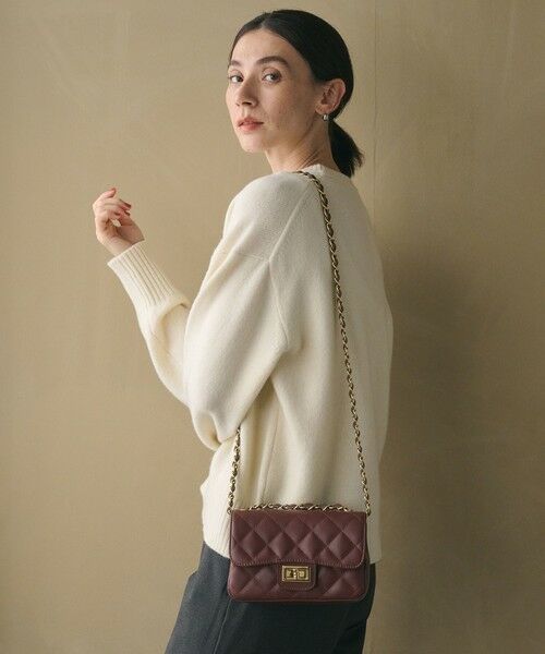 BEAUTY&YOUTH UNITED ARROWS / ビューティー&ユース ユナイテッドアローズ ショルダーバッグ | ＜AULENTTI＞レザー キルティング チェーン ショルダーバッグ | 詳細25