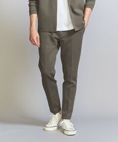 【WEB限定 WARDROBE SMART】ダブルニット ノープリーツ スラックス パンツ/セットアップ対応