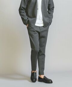 【WEB限定 WARDROBE SMART】ダブルニット ノープリーツ スラックス パンツ/セットアップ対応