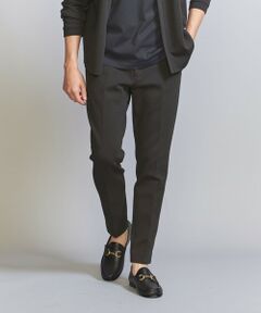 【WEB限定 WARDROBE SMART】ダブルニット ノープリーツ スラックス パンツ/セットアップ対応