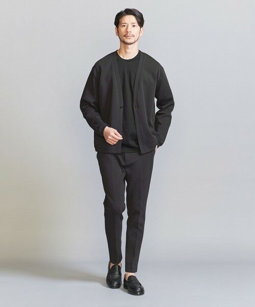 BEAUTY&YOUTH UNITED ARROWS / ビューティー&ユース ユナイテッドアローズ スラックス・ドレスパンツ | 【WEB限定 WARDROBE SMART】ダブルニット ノープリーツ スラックス パンツ/セットアップ対応 | 詳細13