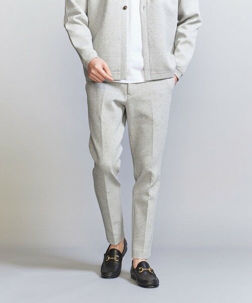 BEAUTY&YOUTH UNITED ARROWS / ビューティー&ユース ユナイテッドアローズ スラックス・ドレスパンツ | 【WEB限定 WARDROBE SMART】ダブルニット ノープリーツ スラックス パンツ/セットアップ対応 | 詳細14