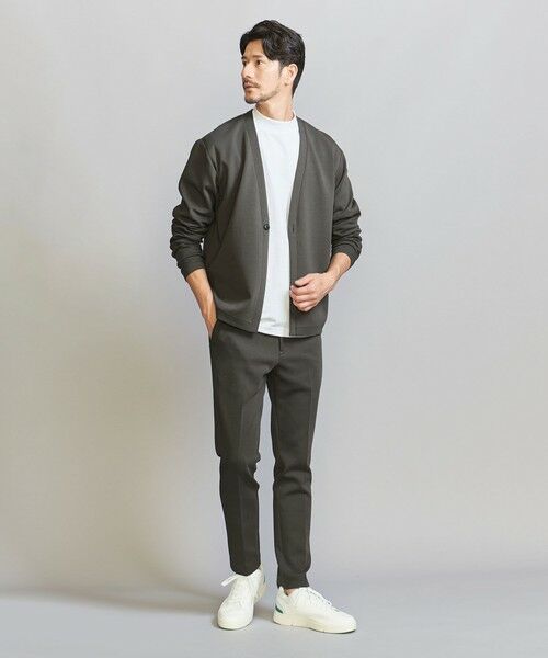 BEAUTY&YOUTH UNITED ARROWS / ビューティー&ユース ユナイテッドアローズ スラックス・ドレスパンツ | 【WEB限定 WARDROBE SMART】ダブルニット ノープリーツ スラックス パンツ/セットアップ対応 | 詳細20