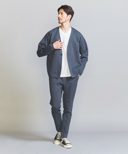 BEAUTY&YOUTH UNITED ARROWS / ビューティー&ユース ユナイテッドアローズ スラックス・ドレスパンツ | 【WEB限定 WARDROBE SMART】ダブルニット ノープリーツ スラックス パンツ/セットアップ対応 | 詳細25