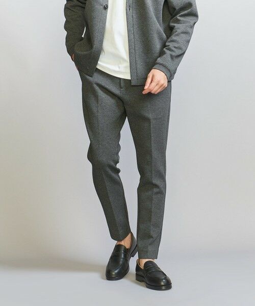 BEAUTY&YOUTH UNITED ARROWS / ビューティー&ユース ユナイテッドアローズ スラックス・ドレスパンツ | 【WEB限定 WARDROBE SMART】ダブルニット ノープリーツ スラックス パンツ/セットアップ対応 | 詳細26