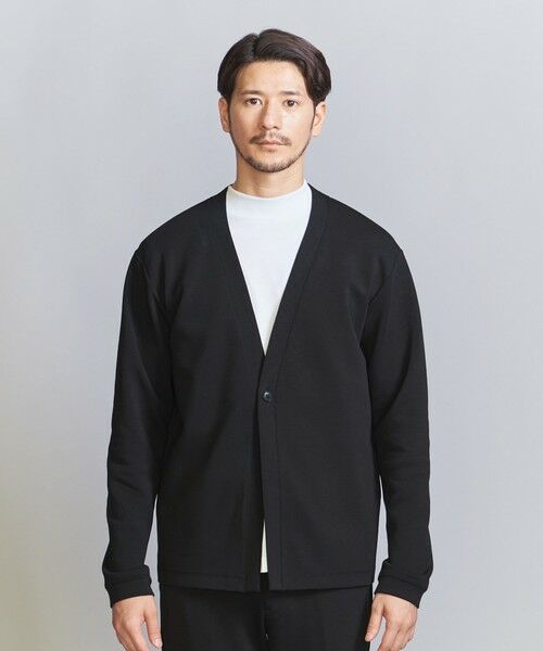 BEAUTY&YOUTH UNITED ARROWS / ビューティー&ユース ユナイテッドアローズ カーディガン・ボレロ | 【WEB限定 WARDROBE SMART】ダブルニット カーディガン/セットアップ対応 | 詳細1