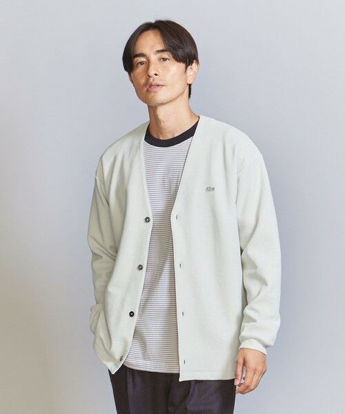 LACOSTE for BEAUTY&YOUTH＞ 1トーン カーディガン （カーディガン