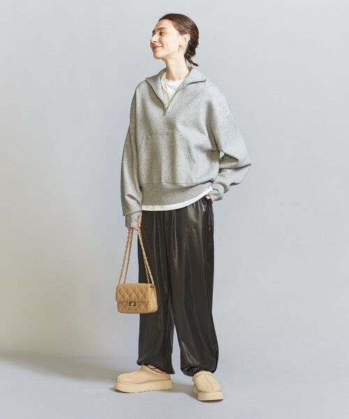 BEAUTY&YOUTH UNITED ARROWS / ビューティー&ユース ユナイテッドアローズ ニット・セーター | 【WEB限定】スポンディッシュニット ハーフジッププルオーバー -ウォッシャブル- | 詳細16