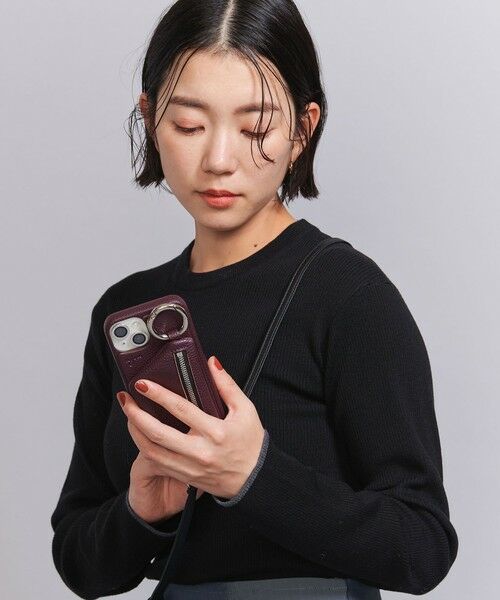 BEAUTY&YOUTH UNITED ARROWS / ビューティー&ユース ユナイテッドアローズ モバイルケース | ＜ajew＞CADENAS ストラップ iPhone14 ケース | 詳細17