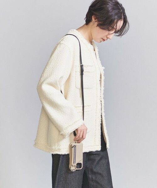 BEAUTY&YOUTH UNITED ARROWS / ビューティー&ユース ユナイテッドアローズ モバイルケース | ＜AJEW＞CADENAS ストラップ iPhone14Pro ケース | 詳細4