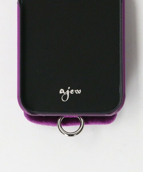 BEAUTY&YOUTH UNITED ARROWS / ビューティー&ユース ユナイテッドアローズ モバイルケース | ＜AJEW＞CADENAS ベルベット チェーン ストラップ iPhone13Proケース | 詳細16