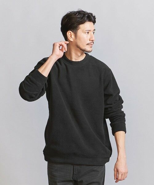 WEB限定 WARDROBE SMART】メランジ フリース スウェット （スウェット