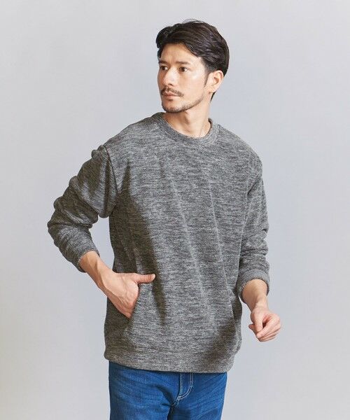 WEB限定 WARDROBE SMART】メランジ フリース スウェット （スウェット