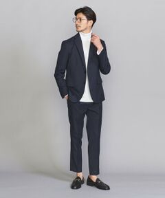 【WEB限定 WARDROBE SMART】DELEGANT サキソニー セットアップ/ジャケット＆イージーパンツ