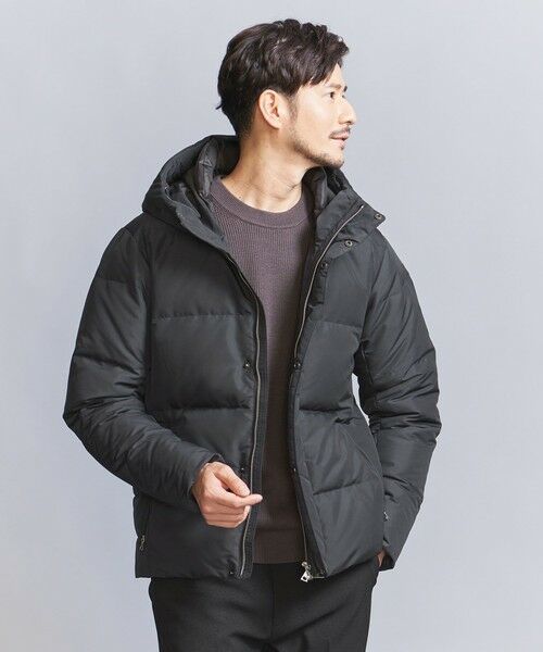 【WEB限定 WARDROBE SMART】Synthetic nature フード ダウンジャケット