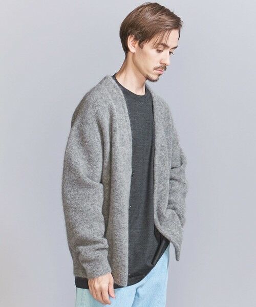 BEAUTY&YOUTH UNITED ARROWS」 ニットカーディガン L グレー MEN