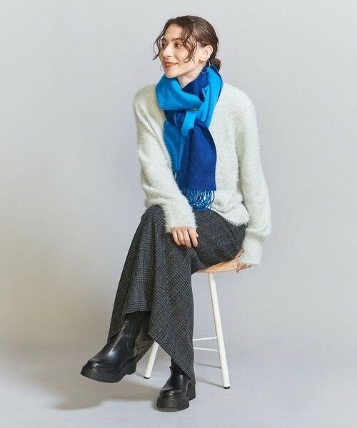 別注】＜Eds Cashmere＞カシミヤ リバーシブル マフラー （マフラー