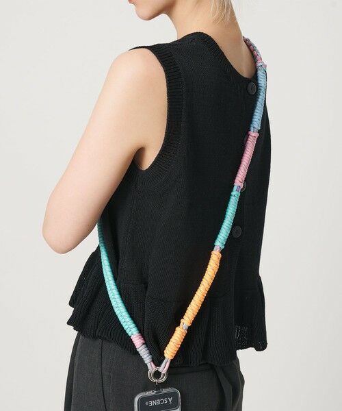 BEAUTY&YOUTH UNITED ARROWS / ビューティー&ユース ユナイテッドアローズ キーホルダー・ストラップ | ＜A SCENE＞Design paracord shoulder/スマホショルダー | 詳細10