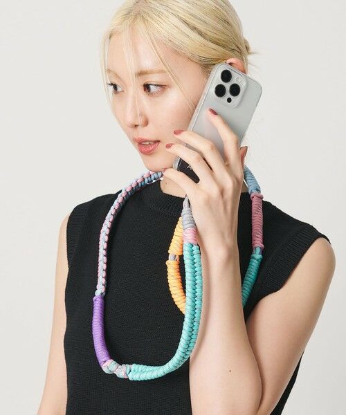 BEAUTY&YOUTH UNITED ARROWS / ビューティー&ユース ユナイテッドアローズ キーホルダー・ストラップ | ＜A SCENE＞Design paracord shoulder/スマホショルダー | 詳細11