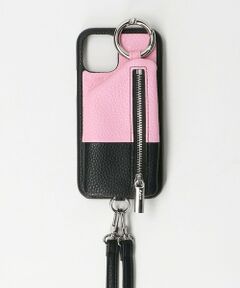 ＜AJEW＞CADENAS LAYER ストラップ iPhone12/12Proケース