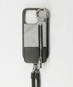 ＜AJEW＞CADENAS LAYER ストラップ iPhone14Proケース