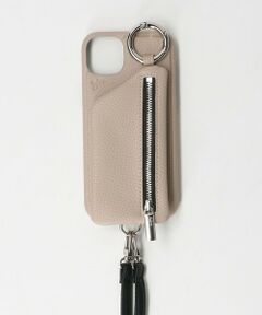 ＜AJEW＞CADENAS ZIP ストラップ iPhone14Plusケース