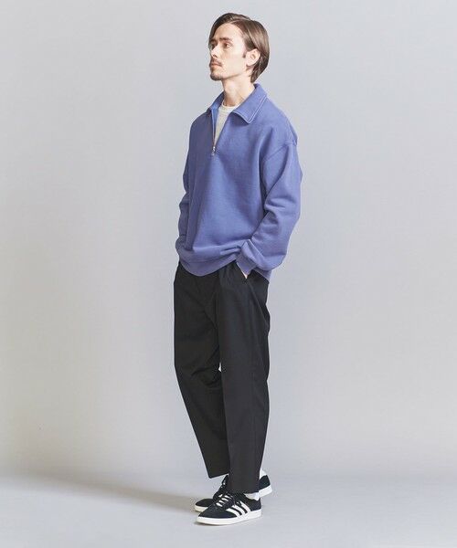 BEAUTY&YOUTH UNITED ARROWS / ビューティー&ユース ユナイテッドアローズ スウェット | パウダーウォッシュ ハーフ ジップ スウェット | 詳細29