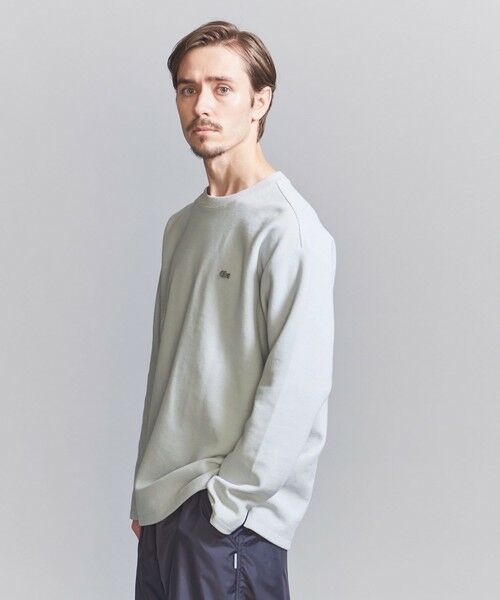 BEAUTY&YOUTH UNITED ARROWS / ビューティー&ユース ユナイテッドアローズ カットソー | ＜LACOSTE for BEAUTY&YOUTH＞ 1トーン ロングスリーブ Tシャツ | 詳細1