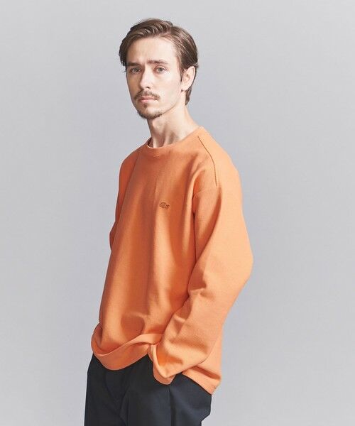 BEAUTY&YOUTH UNITED ARROWS / ビューティー&ユース ユナイテッドアローズ カットソー | ＜LACOSTE for BEAUTY&YOUTH＞ 1トーン ロングスリーブ Tシャツ | 詳細18