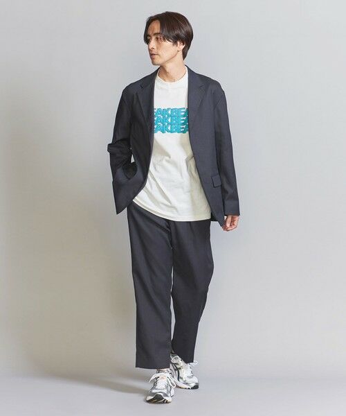 BEAUTY&YOUTH UNITED ARROWS / ビューティー&ユース ユナイテッドアローズ スラックス・ドレスパンツ | ソロテックス 1プリーツ テーパード パンツ ‐セットアップ対応‐ | 詳細19