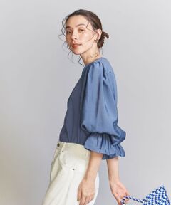 【WEB限定】ボリュームスリーブ コンビ プルオーバー 24SS